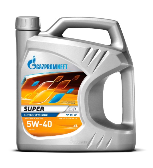 Масло моторное GAZPROMNEFT Super 5W40 4л. п/синт.