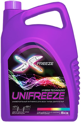 Антифриз  X-freeze Unifreeze   5кг