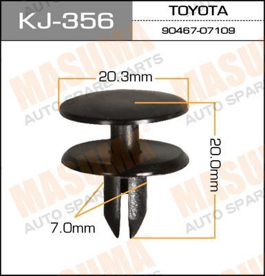 Пистон (клипса крепежная пласт.) KJ-356