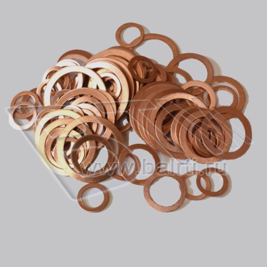 Шайба медная из Рк медных шайб /КАМ./ (1шт.)