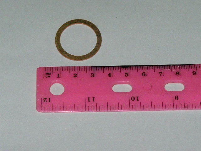 Шайба медная d=22 мм (термодат.радиатора)