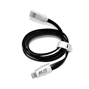 Кабель USB - Lightning(Iphone) 8pin 1м. IP-551 плоский (AVS)