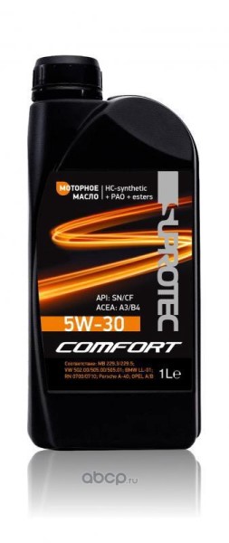 Масло моторное SUPROTEC COMFORT 5W-30 1л. синт.