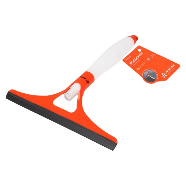 Скребок для сгона воды (водосгон) резиновый 16см с распылителем