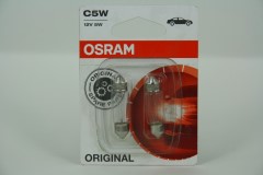 Лампа Osram 12V C5W 35мм. салон. (блистер 2шт.)