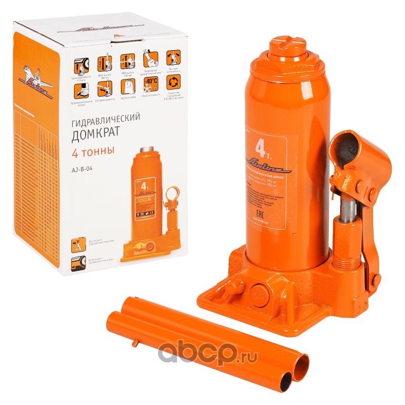 Домкрат гидравл. *4т. высота подъема 195-380мм