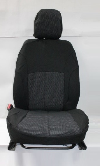 Чехлы на сиденья Mitsubishi ASX/ с 2010 г. Жаккард черный (разд. зад. спинка)