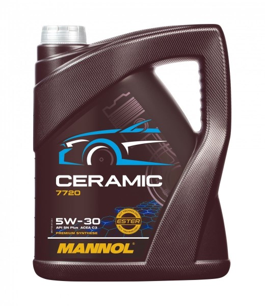 Масло моторное MANNOL CERAMIC 5W-30 SN (5л) 7720 синт