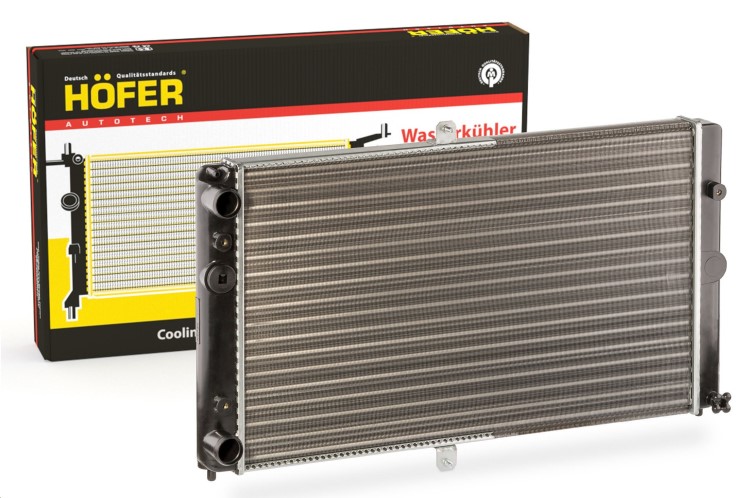 Радиатор охлаждения 2110-2112 алюминивый универсальный