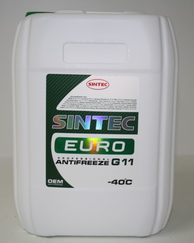 Антифриз Sintec EURO -40 G 11 10кг. зеленый