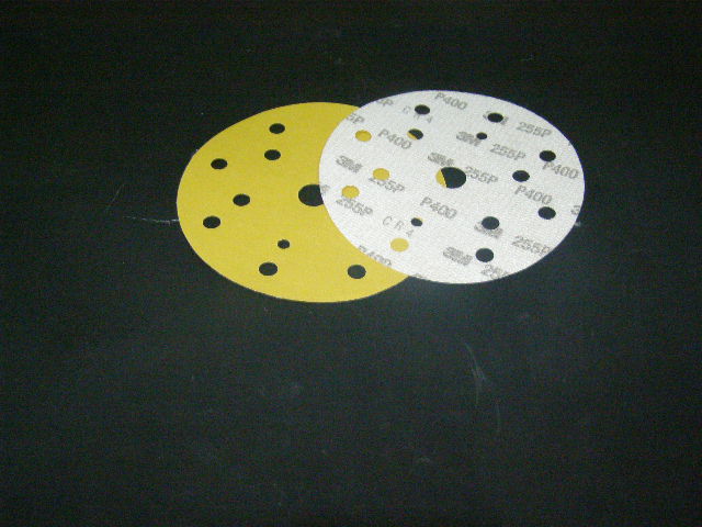 Бумага наждачная круг №  80 -15 отв.D=150 мм на липучке