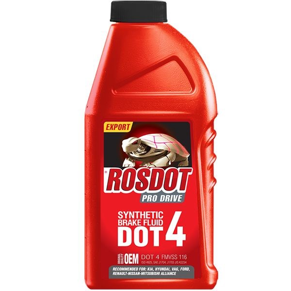 Жидкость тормозная ROSDOT-4 PRO DRIVE 0,910 кг.