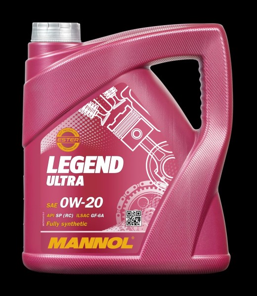 Масло моторное MANNOL LEGEND ULTRA 7918 0W20 SP(4л.) синт.