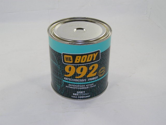 Грунтовка  BODY 992  серая 1кг. антикоррозийная