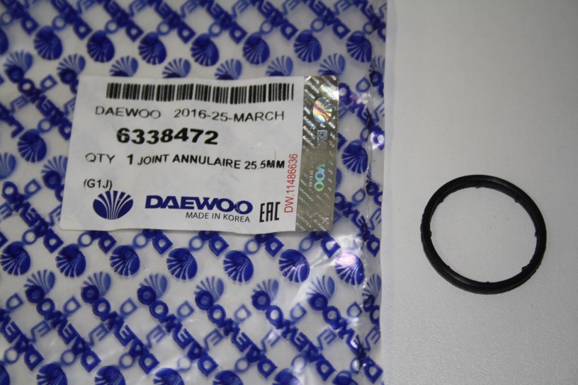 Кольцо уплотнительное системы охлаждения Daewoo Nexia 25,2мм