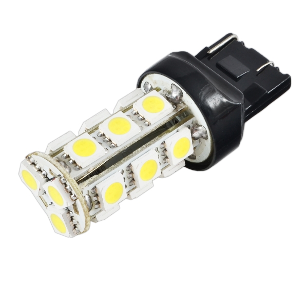 Лампа светодиод. 12V 21W 18 SMD двухконт.бесцок.белая