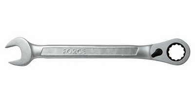 Ключ рожково-накидной с трещеткой 10мм FORCE 75710R  с реверсом