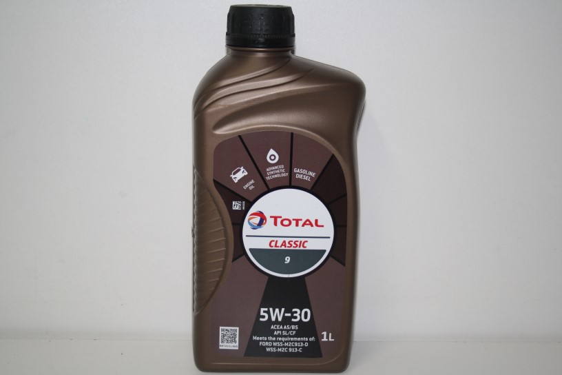 Масло моторное TOTAL  CLASSIC 9  5W30 (синт) 1л.   API SL/CF  ACEA   A5/B5