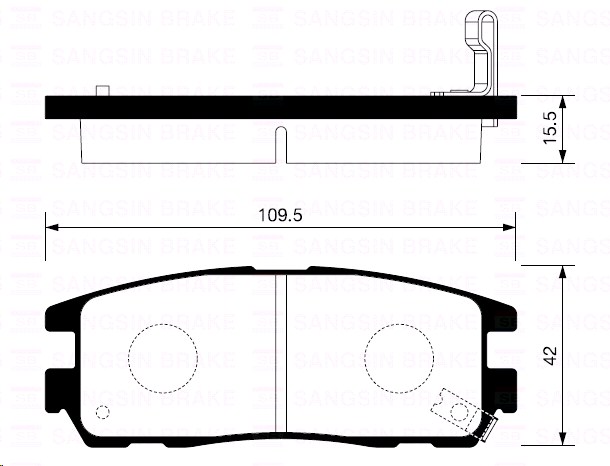 Колодки тормозные GREAT WALL HOVER/ISUZU TROOPER/Opel FRONTERA B задние