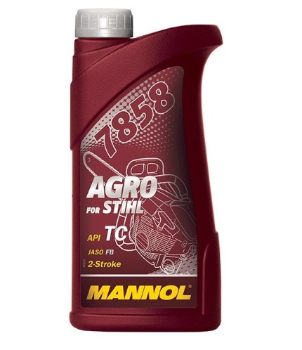 Масло моторное MANNOL 2 такт. AGRO for STIHL 1л. /для бензопил STIHL/