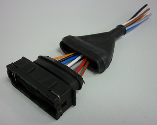 Разъем (колодка) для ВАЗ коммутатора 2108-2109 с проводами