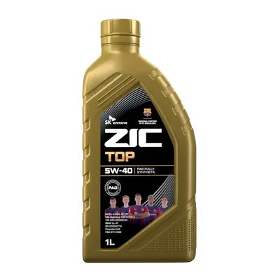 Масло моторное ZIC TOP 5W40 ACEA A3/B4, API SP синт. (1л)