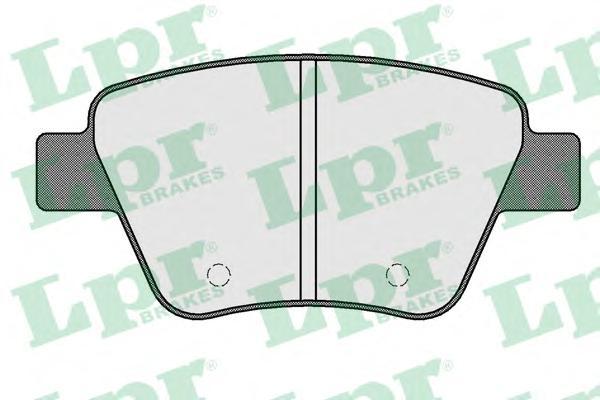 Колодки тормозные задние Skoda OCTAVIA 04-/SUPERB 08-/VW CADDY/TOURAN диск.