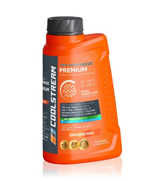 Антифриз Cool Stream Premium G12 -40C 1кг. красный(оранж)