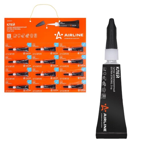 Клей 3гр. СУПЕР EXTRA STRONG цианакрилатный