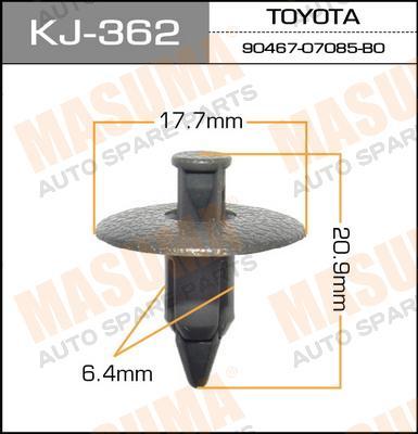 Пистон (клипса крепежная пласт.) KJ-362