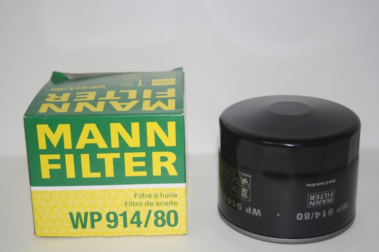 Фильтр масляный Mann WP914/80 Toyota (дизель)