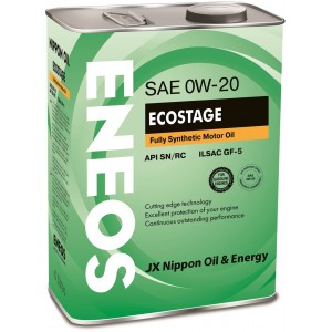 Масло моторное ENEOS Ecostage 0W-20 API SN/RC, ILSAC GF-5 синт. (0.94л)