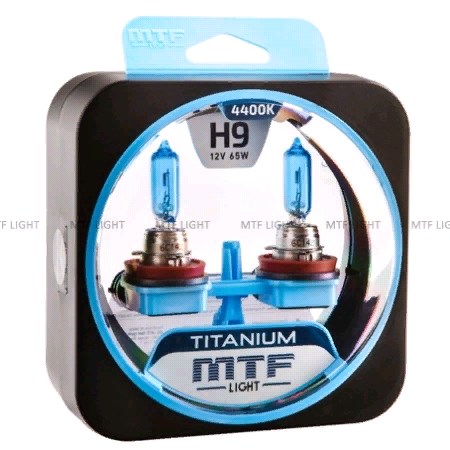 Лампа MTF H9-12-65 4400K Titanium набор 2шт