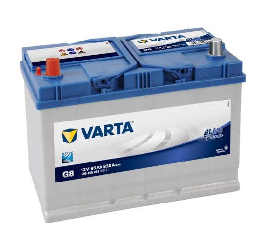 Аккумулятор АЗИЯ D31R пп(+,-) 830А VARTA ASIA 6 СТ 95 Ah BLUE DYNAMIC G8