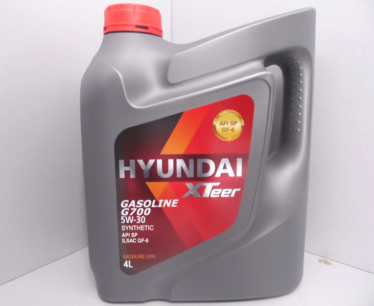 Масло моторное Hyundai XTeer Gasoline G700 5W30 SN/SP Plus GF-6A синт. (4л)