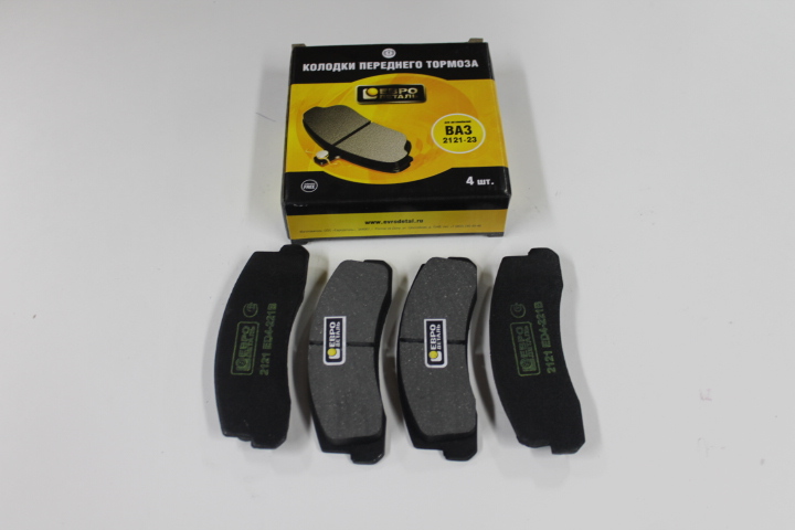 Колодки тормозные передние 2121, 2123