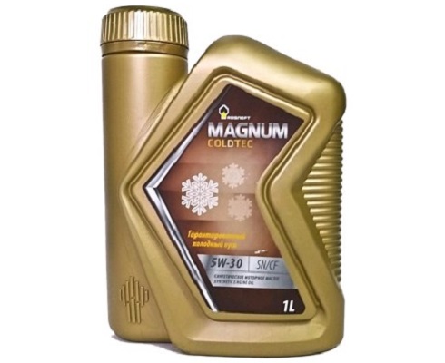 Масло моторное Роснефть Magnum Coldtec 5W40 API SN/CF синт. 1л.