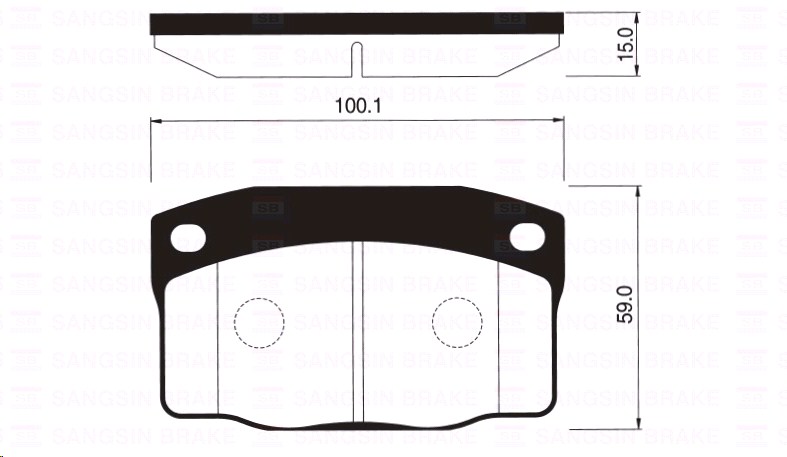 Колодки тормозные передние Daewoo Nexia до 2000г. 8кл. SOHC,ESPERO, Kadet