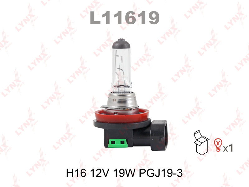 Лампа LYNX H16 12V 19W PGJ19-3