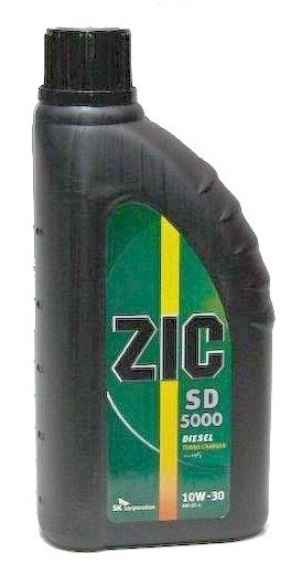 Масло дизельное Zic SD 5000 10W30 1л. минеральное