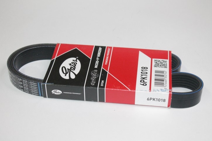 Ремень поликлин. 6PK1018 для ВАЗ 2190, Калина-2 с конд. / CHRYSLER Voyager / DODGE Caravan / Ford