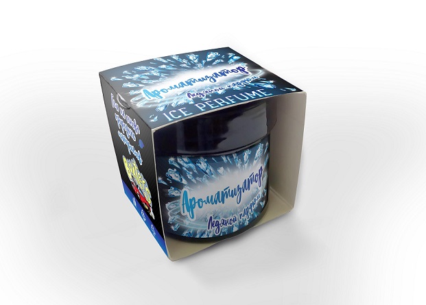 Освежитель (ароматизатор) на панель гелевый Boxters Ice Perfume (Ледяной парфюм)