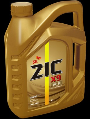 Масло моторное Zic Х9 5W30 4л. синтетика
