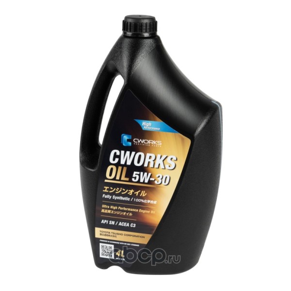 Масло моторное Cworks Oil 5W30 SN C3 (4л.) синт.