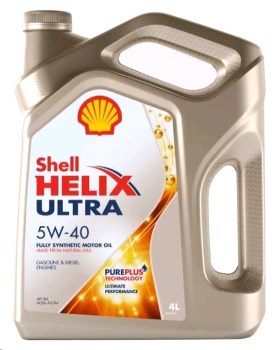 Масло моторное Shell Helix Ultra 5W40 SN/CF A3/B3 A3/B4 4л. синтетика
