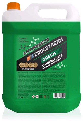 Антифриз Cool Stream  GREEN  -40С 9кг. зеленый