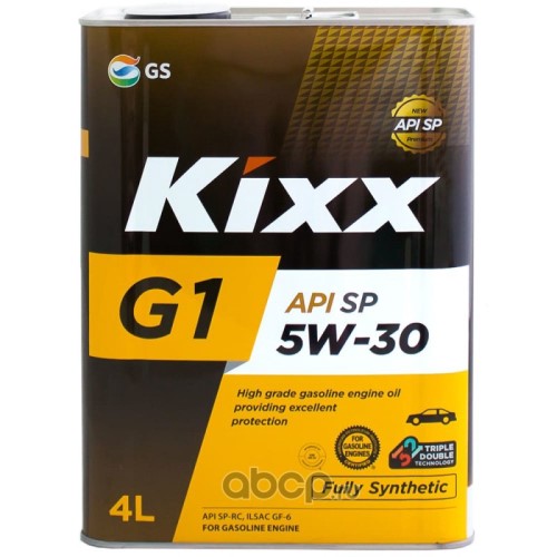 Масло моторное Kixx G1 5W30 API SP 4л. синт.