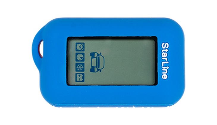 Чехол для брелка сигнализации StarLine E-серии силиконовый синий