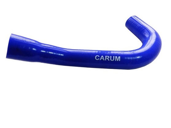 Патрубок вентиляции картера (сапуна) для ВАЗ 2170 нижний синий силикон