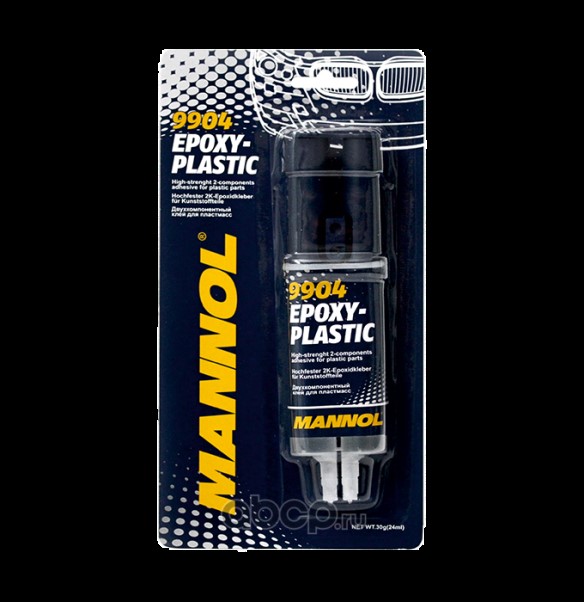 Клей MANNOL 9904 (для пластмасс) Epoxi-Plast 30 гр.     5568